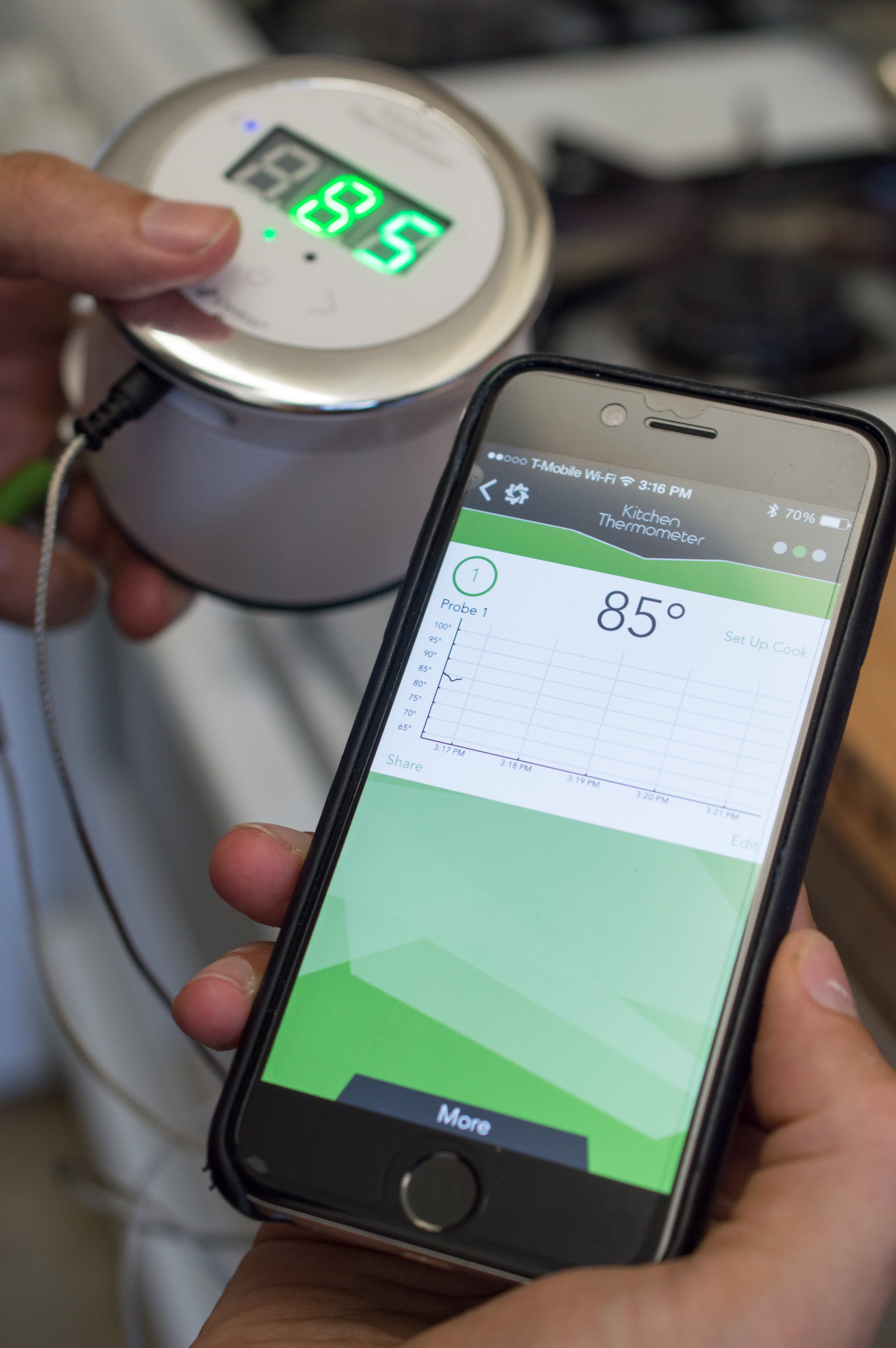 The iDevices Kitchen Thermometer Will Ping You When Dinner Is Ready