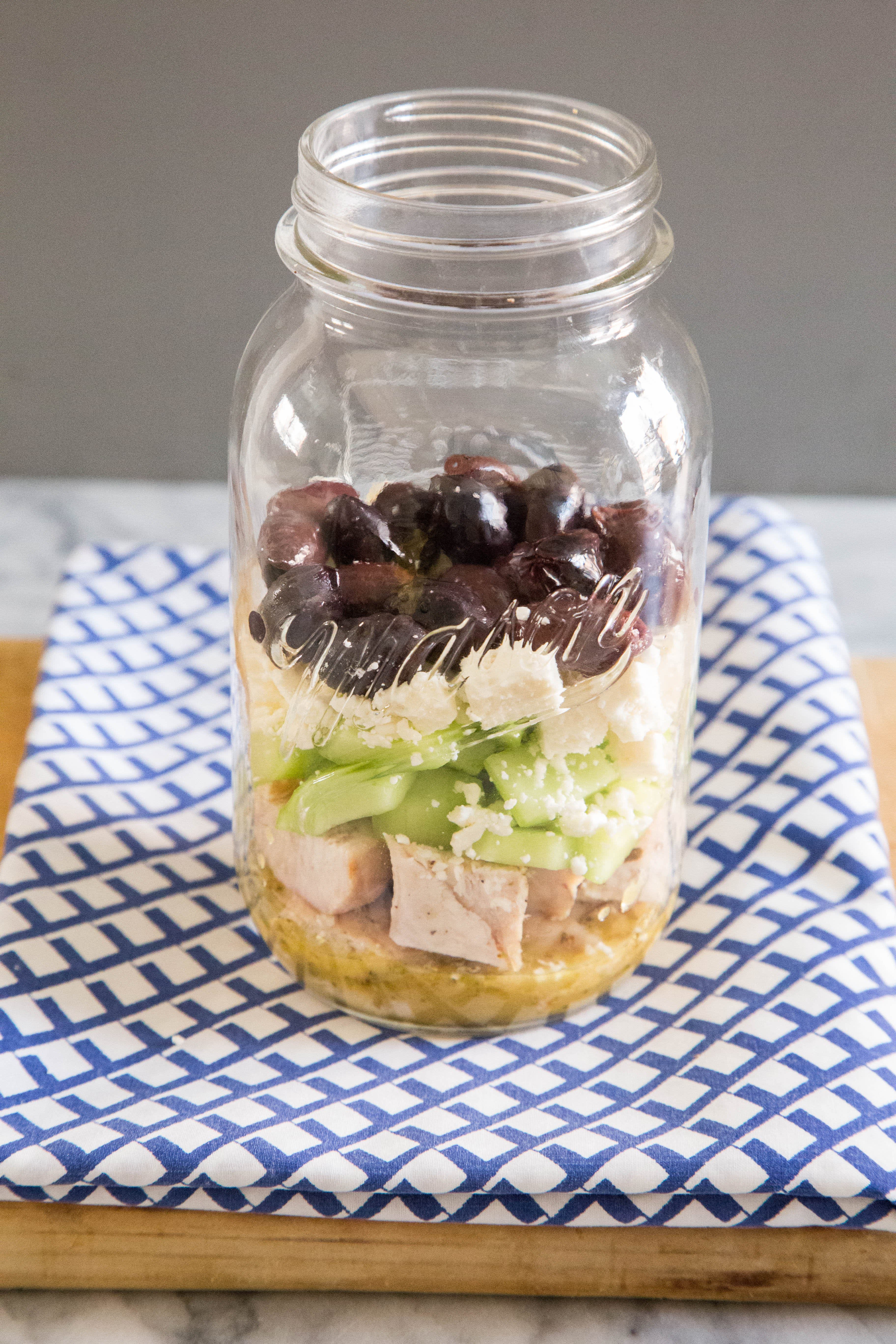 How To Make Greek Salad in a Jar Kitchn