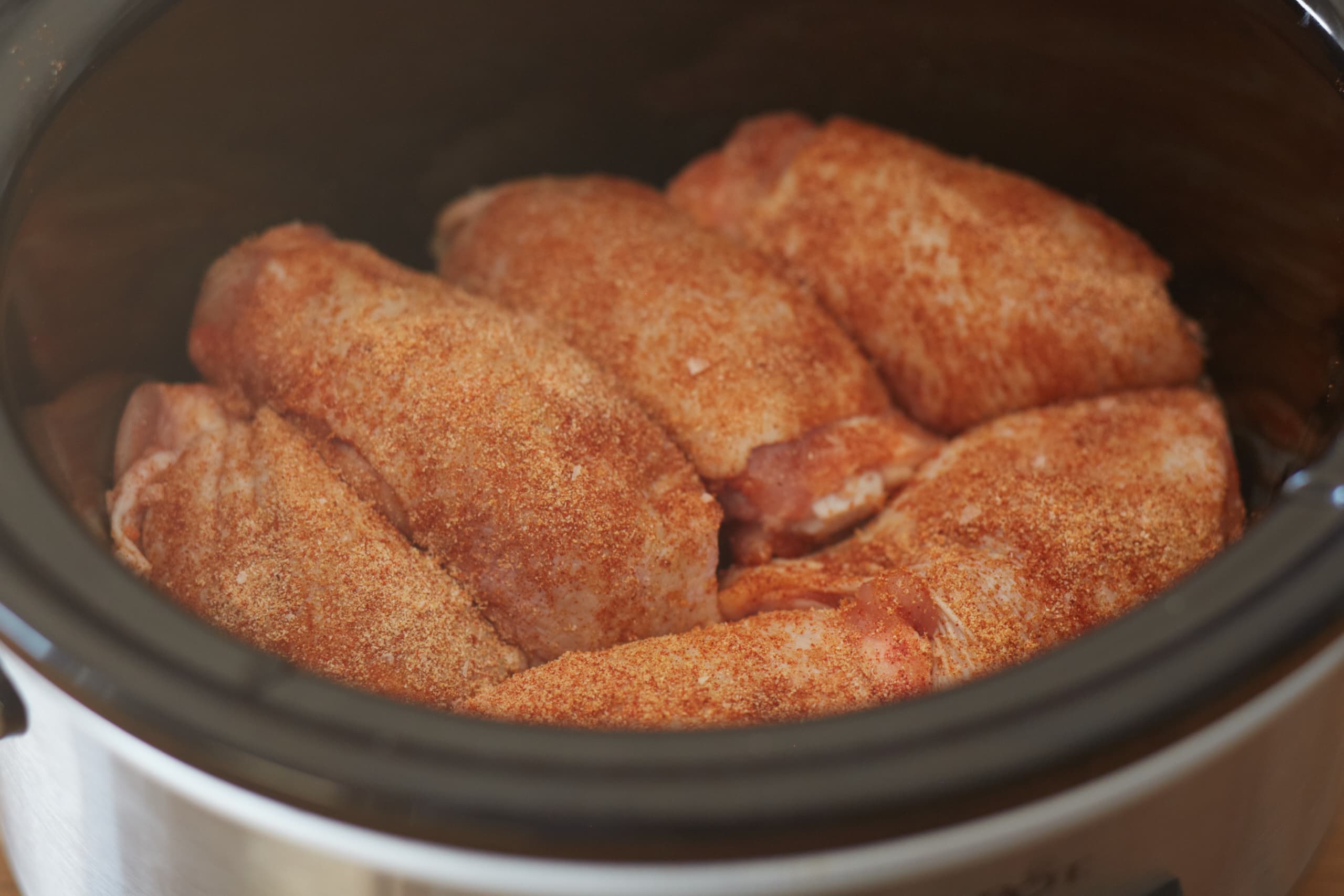 How To Make Crispy, Juicy Chicken Thighs in the Slow Cooker Kitchn