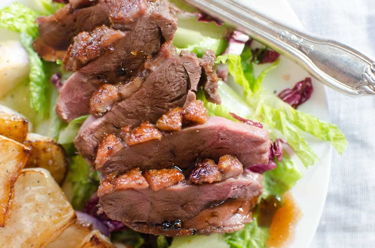 Dinner Recipe for Two: Duck Breast with Pomegranate-Citrus Glaze | Kitchn