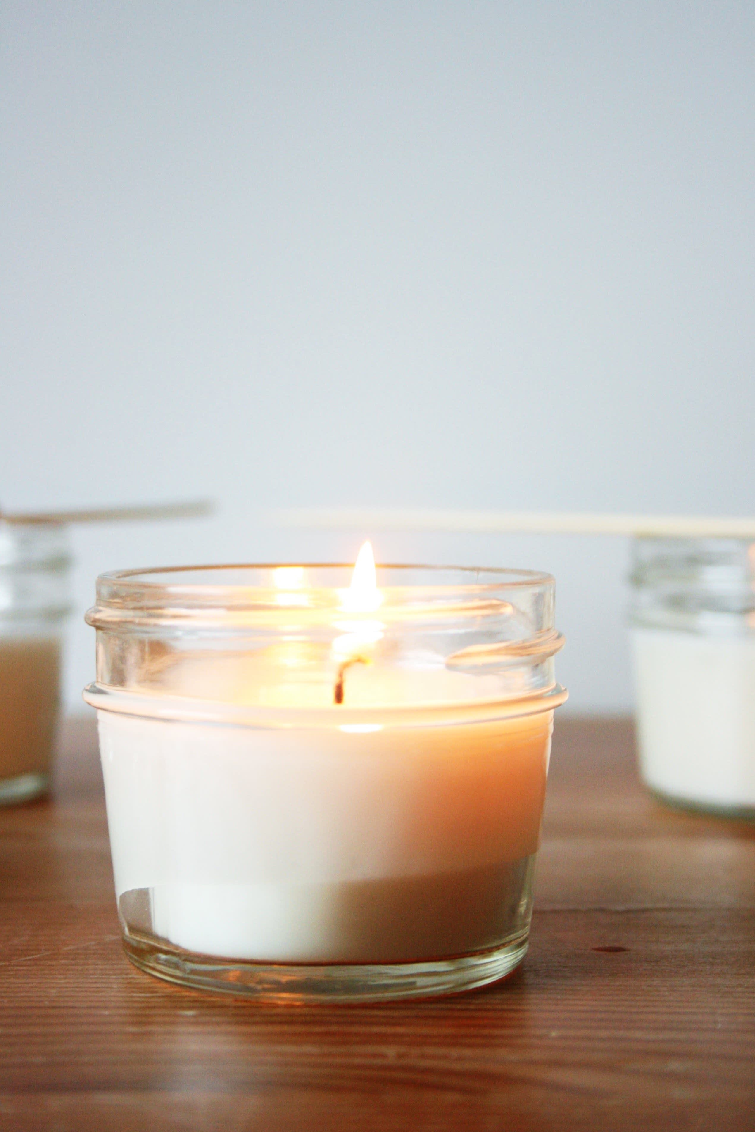 How To Make Soy Candles in Canning Jars | Kitchn