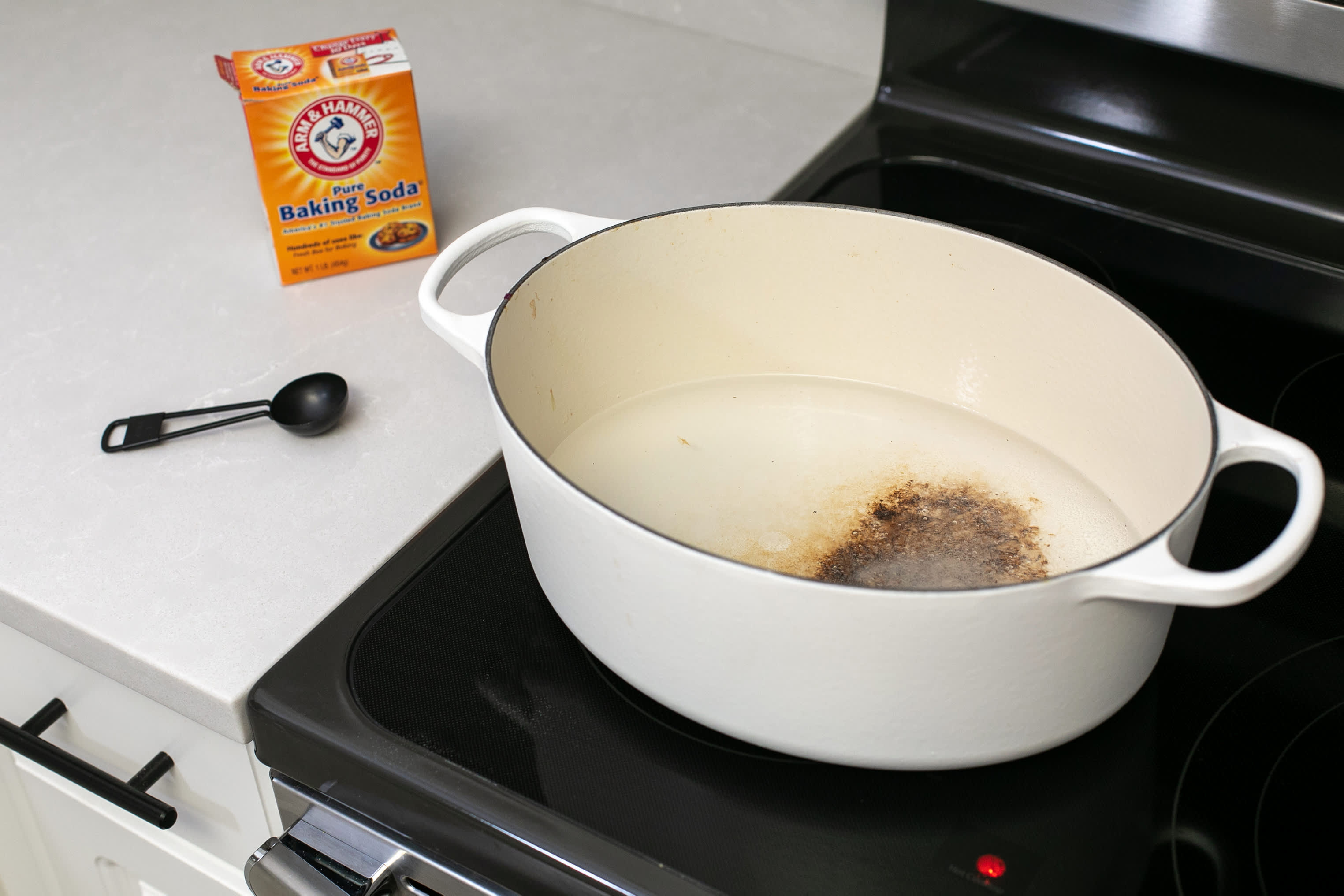 How To Clean Burnt Stains Off Enameled Dutch Oven Kitchn