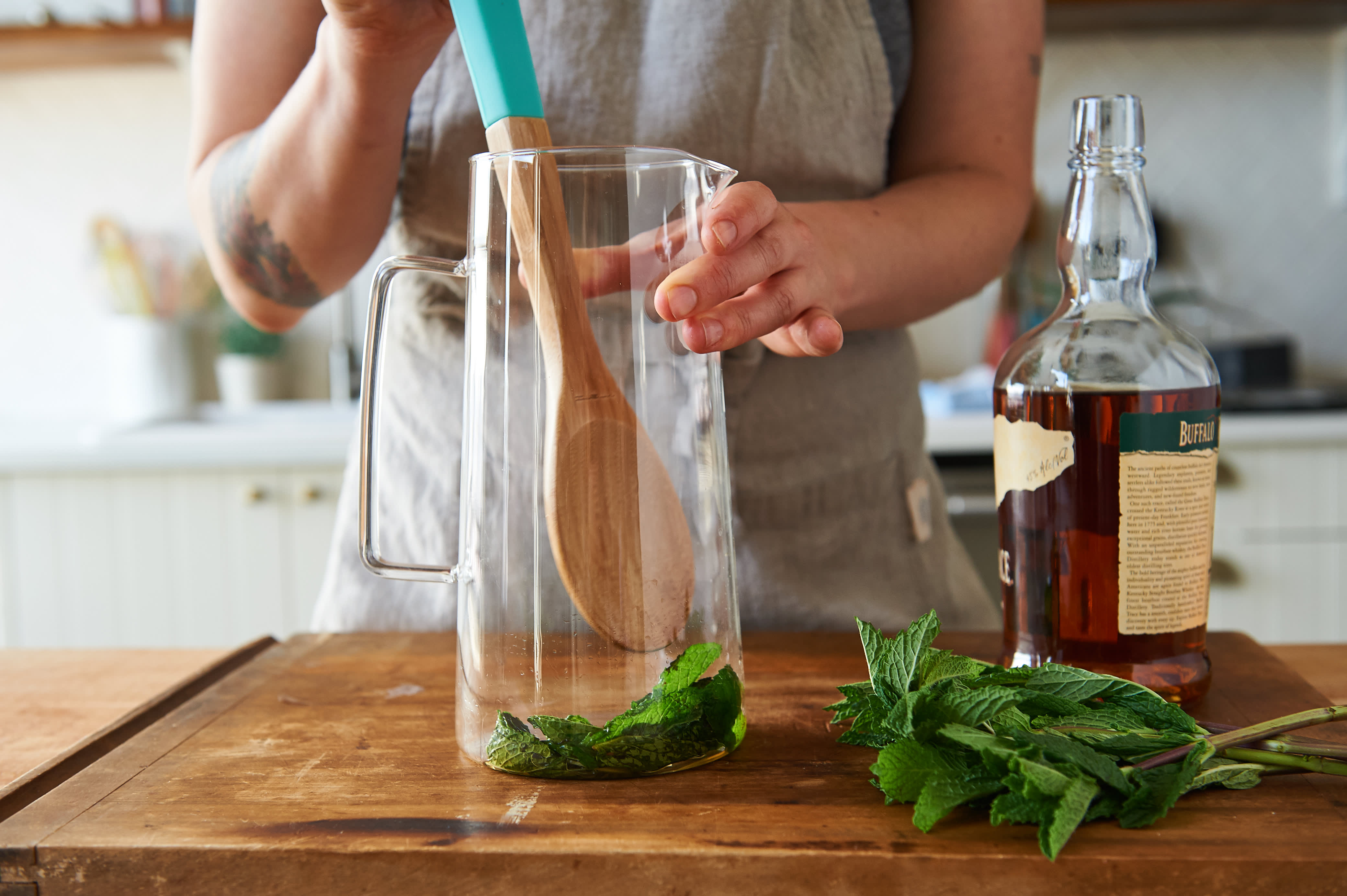 How To Make a Whole Pitcher of Mint Juleps Kitchn