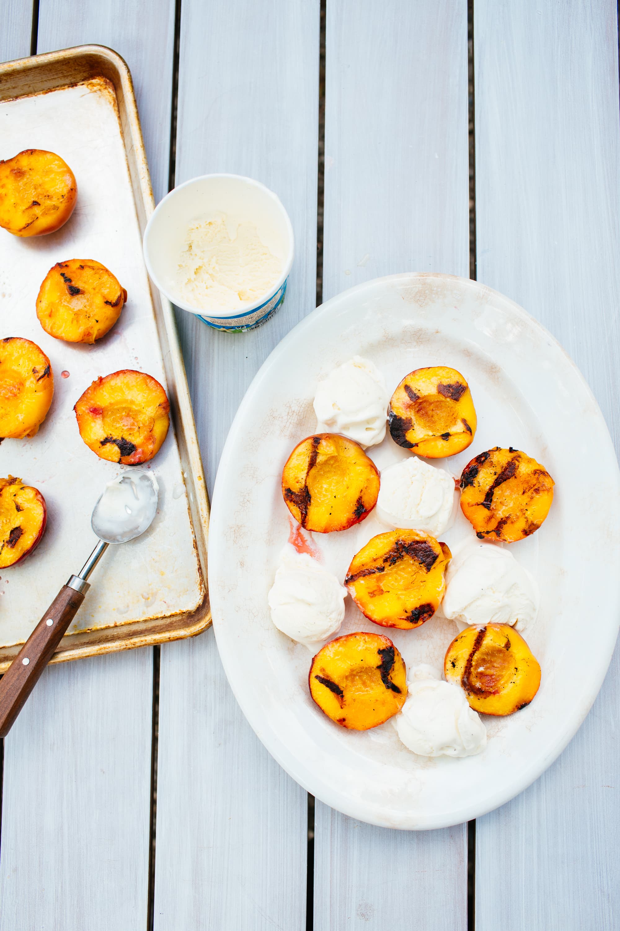 How To Grill Peaches The Easiest, Simplest Method Kitchn