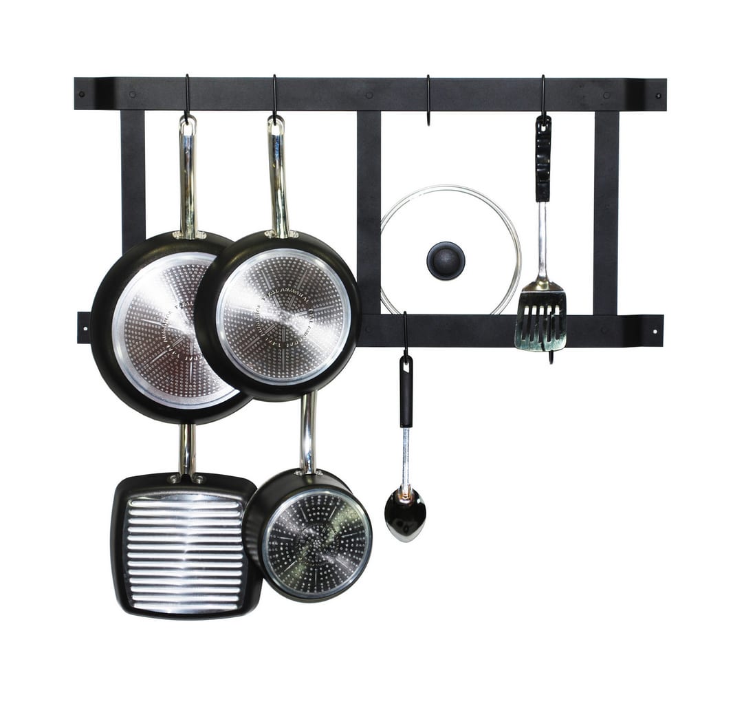 10 WallMounted Pot Racks Under 100 Kitchn