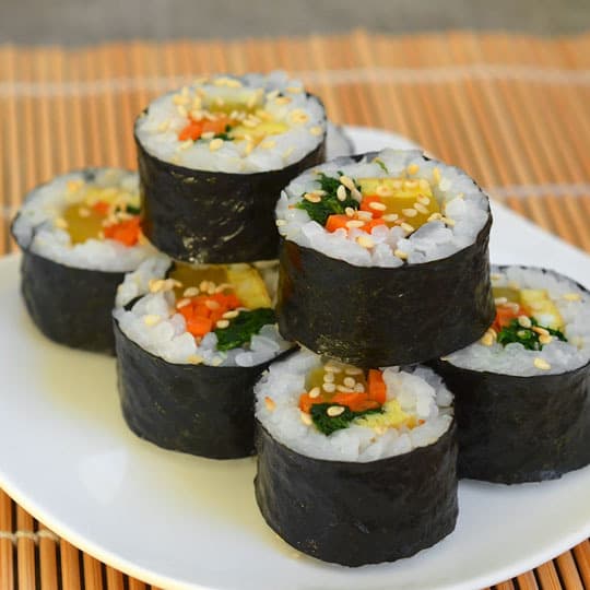 How To Make Gimbap: Korean Seaweed and Rice Rolls | Kitchn