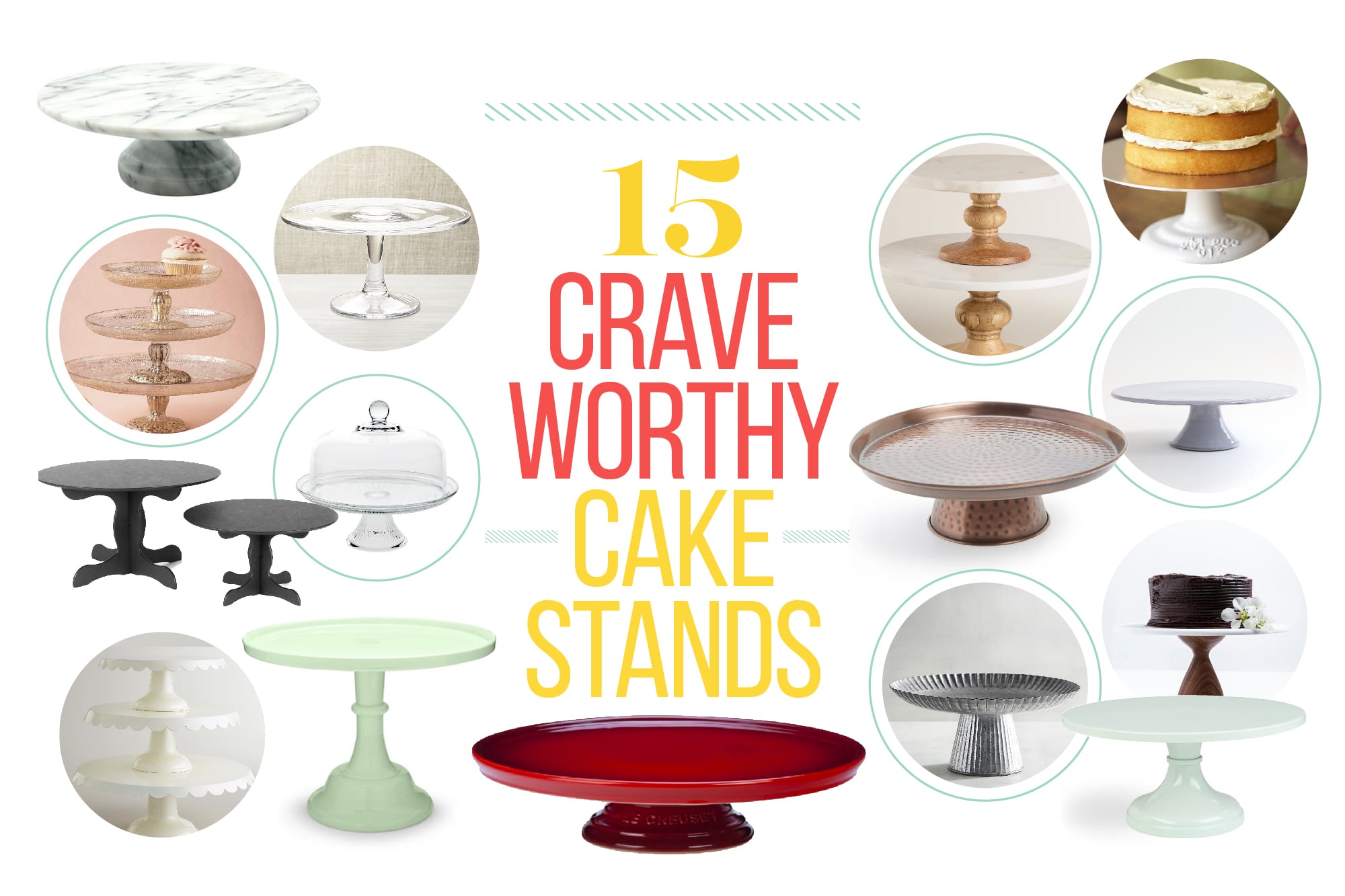 15 CraveWorthy Cake Stands for a Birthday Cake Kitchn