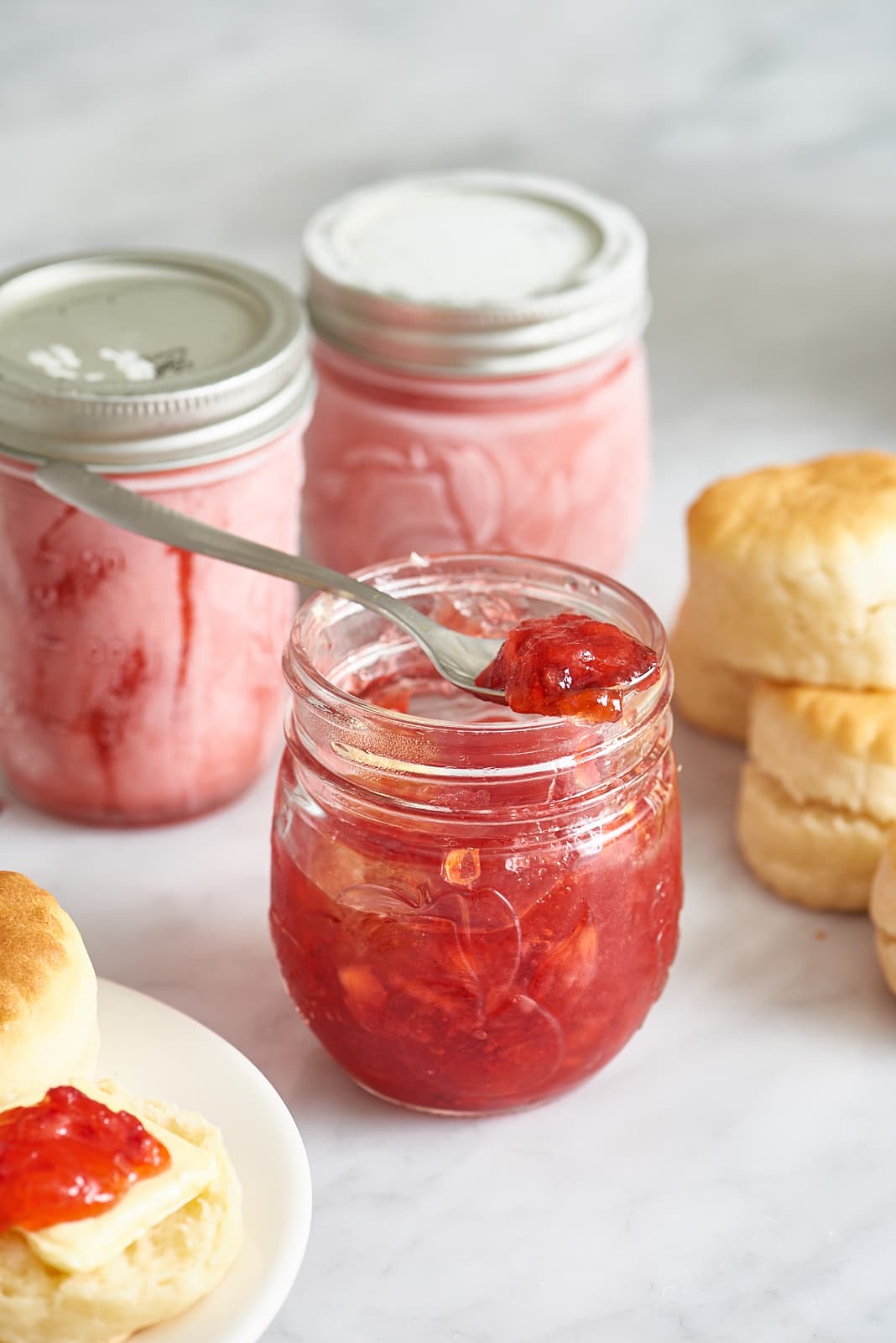 How To Make Easy NoCook Strawberry Freezer Jam Kitchn