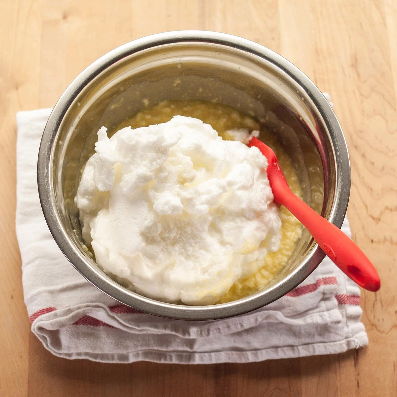 How To Fold Egg Whites or Whipped Cream Into a Batter Kitchn