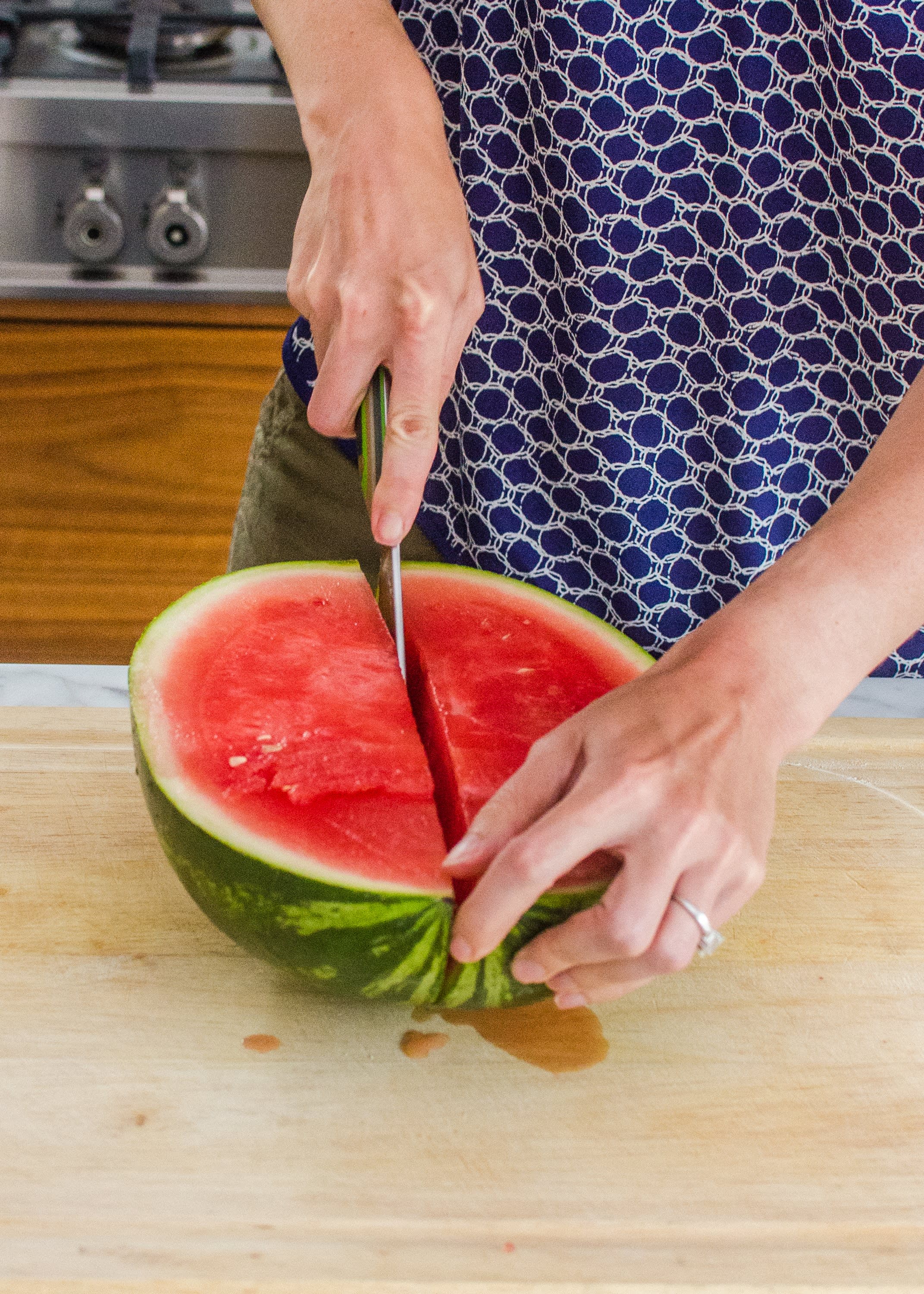 How to Cut Up a Watermelon Step by Step Tutorial Kitchn