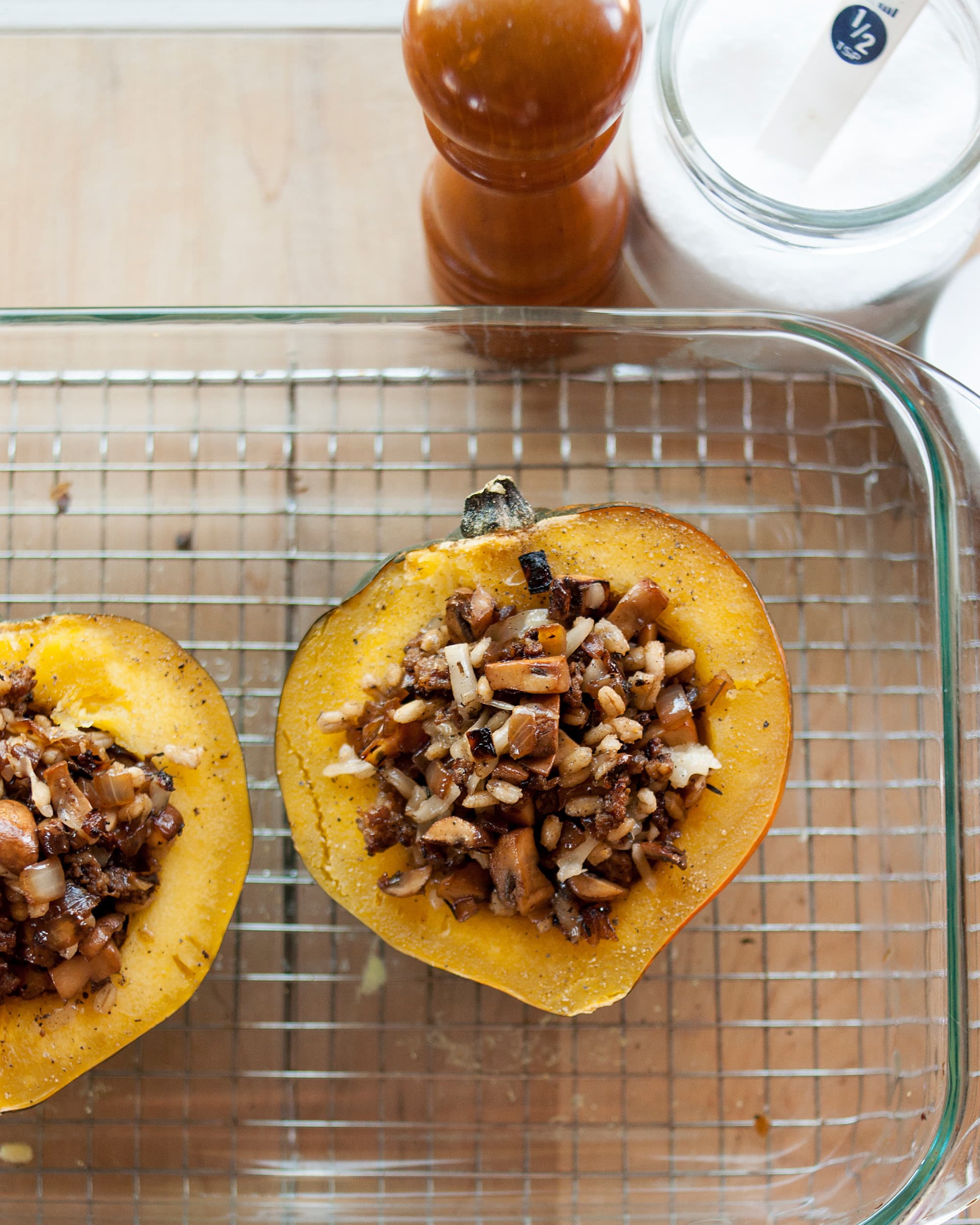How To Make Stuffed Roast Squash Kitchn