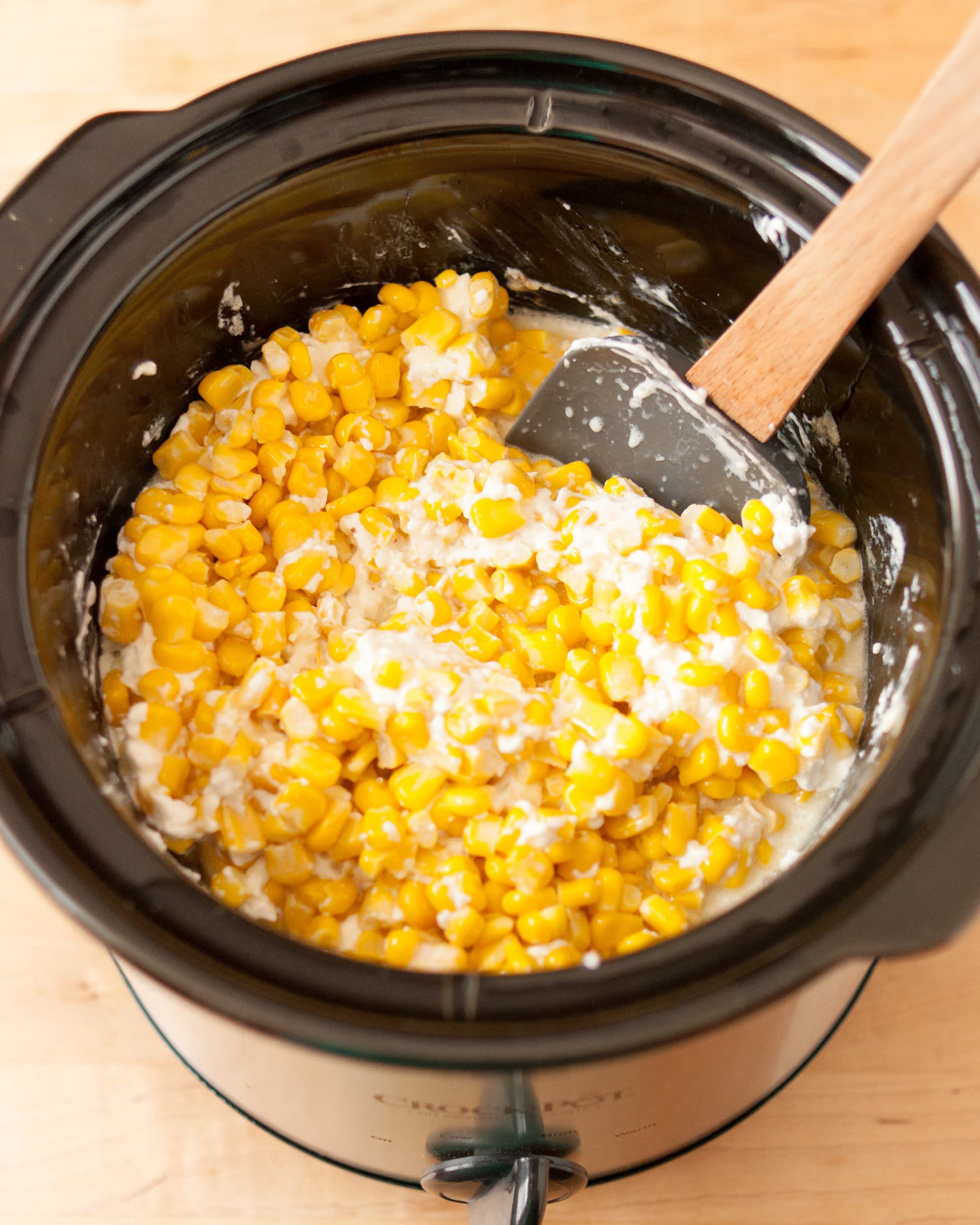 How To Make Slow Cooker Creamed Corn Kitchn