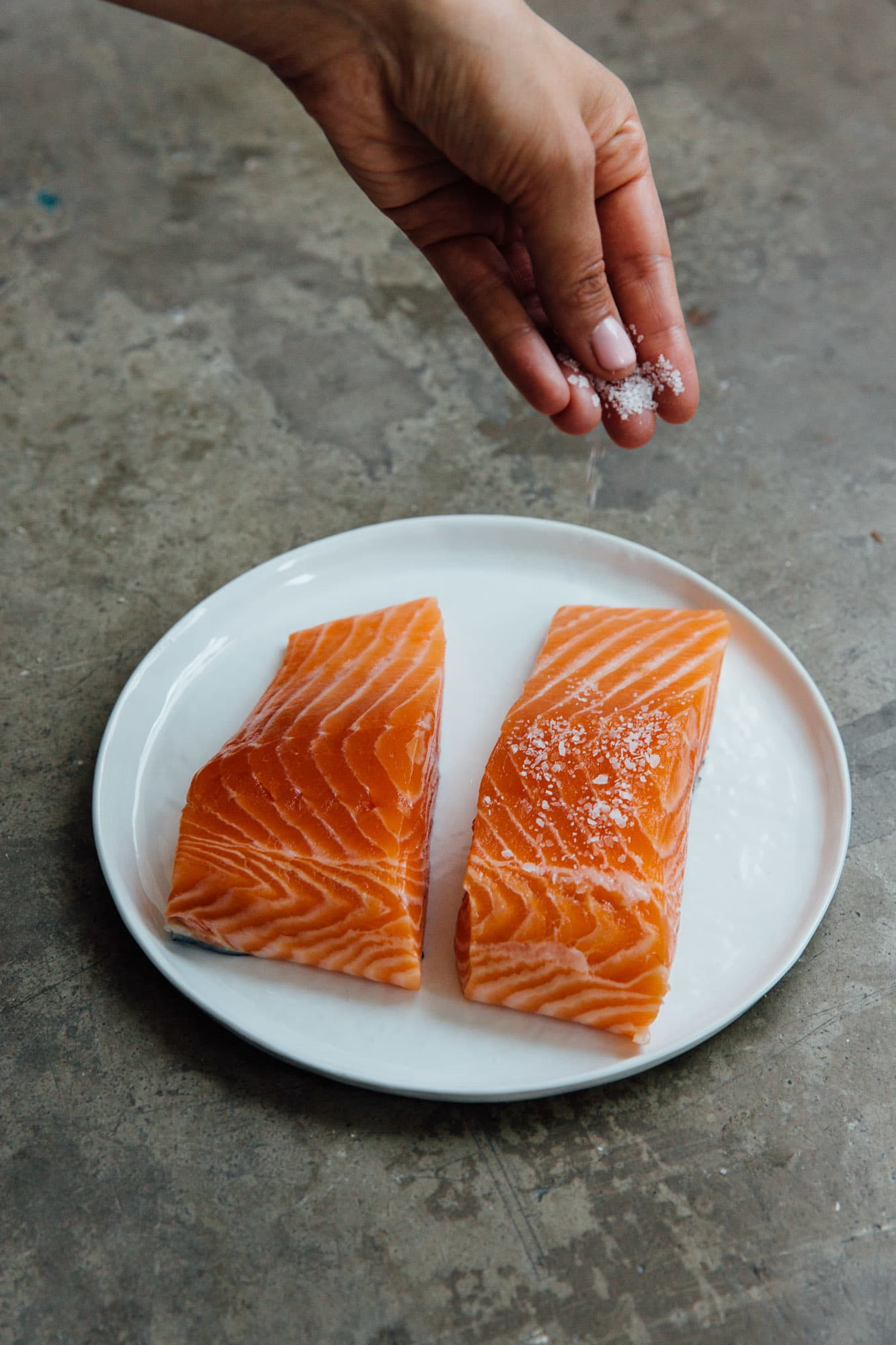 Pan-Seared Salmon Fillets with Lemon Herb Butter