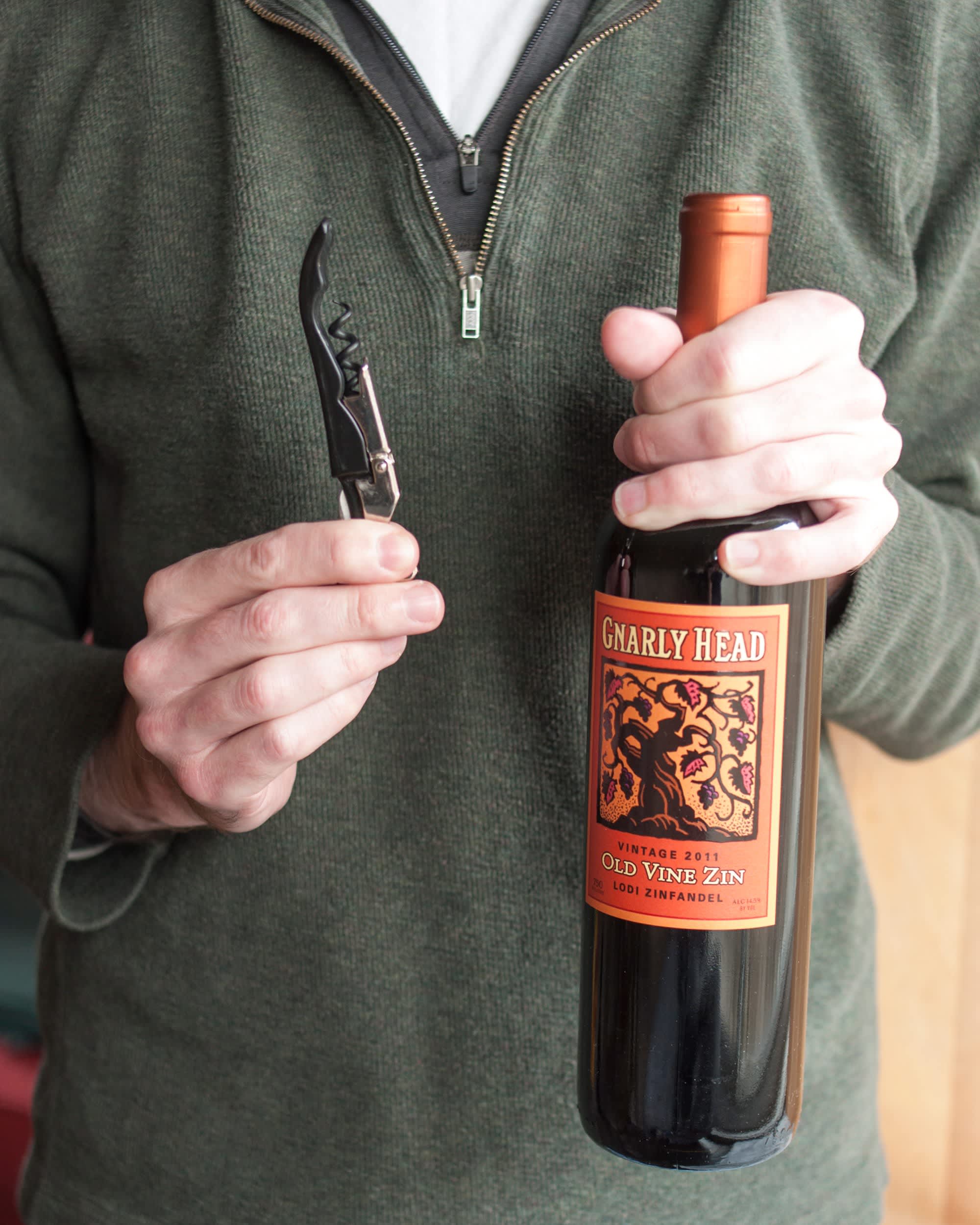 How To Open a Bottle of Wine Using a Wine Key Corkscrew Kitchn