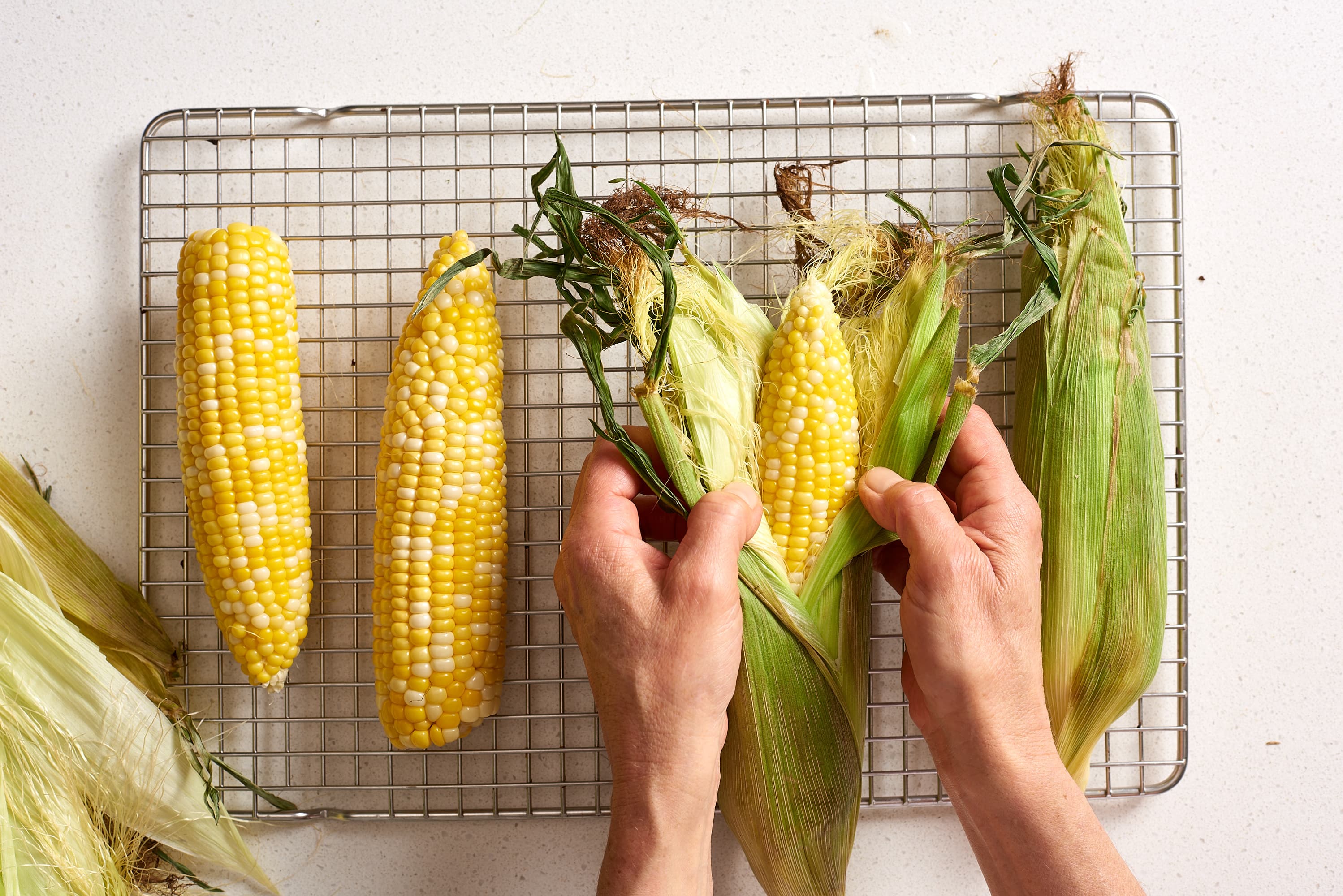 how-to-cook-corn-on-the-cob-in-the-microwave-kitchn