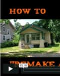 Two small houses side by side, one green and one red, with a "How to Remake a House" title above.