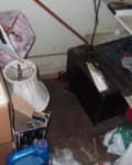 messy closet before makeover