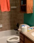 Bathroom before renovation.