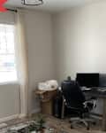 before: beige office with no decor