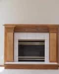 Fireplace before renovation
