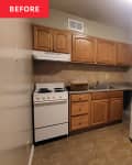 Kitchen before renovation/makeover