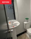 Bathroom before renovation