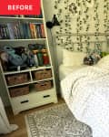 Bedroom before renovation.