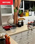 Kitchen before renovation.