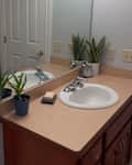 Bathroom during renovation.