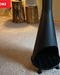 Chiminea in living room