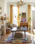 room in colorful Brooklyn apartment