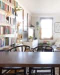 Overview of light filled studio apartment.