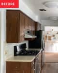 Kitchen before renovation.