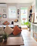 Light filled studio apartment.