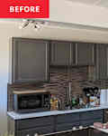 Kitchen before renovation.