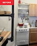 Kitchen before renovation, redecoration.