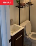 Bathroom before renovation.