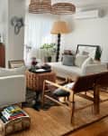 Neutral living room.
