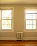 Empty bedroom before renovation.