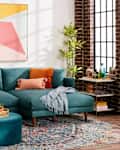 Lewis Sectional in Villa Teal