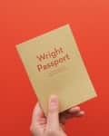 Frank Lloyd Wright Passport cover