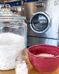 DIY laundry ingredients.