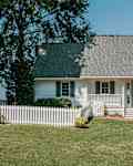 Exterior of vacation rental cottage.