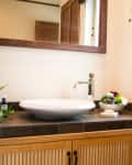 bathroom counter
