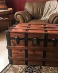 Wooden Trunk from the 1950s