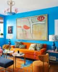 Maximalist living room by Right Meets Left Interior Design