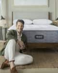Nate Berkus with his Beautyrest mattress