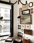 Gallery wall by Kennesha Poe-Buyucks and Cassandra Lavelle