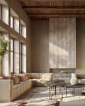 Large sectional in neutral living room.