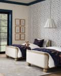 blue and white kids' room with west elm kids collection designed by joseph altuzarra